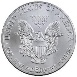 Roll of 20 2015 1 Troy Oz. 999 Fine Silver American Eagle $1 BU Coins SKU33772