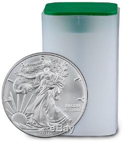 Roll of 20 2016 1 oz. 999 Fine American Silver Eagle BU Coin SKU38287