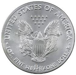 Roll of 20 2016 1 oz. 999 Fine American Silver Eagle BU Coin SKU38287