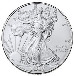 Roll of 20 2019 1 oz American Silver Eagle $1 GEM BU SKU55907