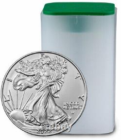 Roll of 20 2022 American Silver Eagle GEM BU SKU66433 PRESALE