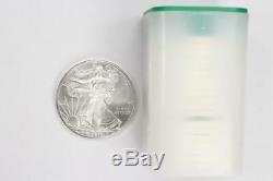 Roll of American Silver Eagles (Total of 20) coins Random Date