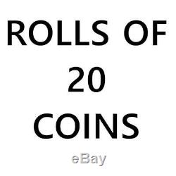 Roll of American Silver Eagles (Total of 20) coins Random Date