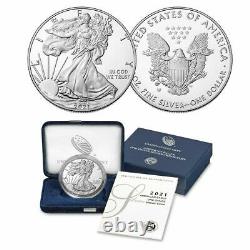 SHIP TODAY In Hand 2021-W American Eagle One Ounce Silver Proof Coin 21EA