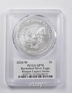 SP70 2020-W American Burnished Silver Eagle Reagan PCGS 4010