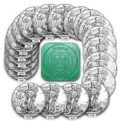 SPECIAL PRICE! 1 oz Silver American Eagle BU (Random Year) Lot of 20-SKU #101889