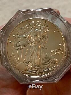 Sealed Roll of 20 2011-S American Silver Eagle PCGS BU First Strike