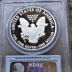 Silver American Eagle-West Point Mint-PCGS-FS-PR70DCAM-Slabed US Flag Blue Label