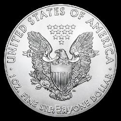 Silver American Eagles (Random Year, 20-Coin MintDirect Tube) SKU#189172