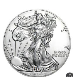 Silver eagle coins 1 oz