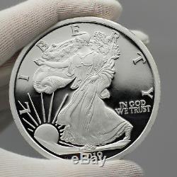 Silvertowne 2019 Silver American Eagle 5oz. 999 Silver Medallion