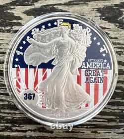 Trump American Silver Eagle 1oz. 999 Silver Limited Edition