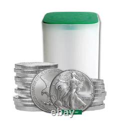 Tube of 20 1 oz Silver Eagle Coin BU Random Year US Mint Silver