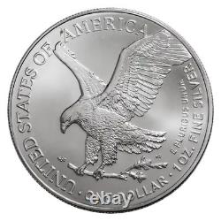 Tube of 20 1 oz Silver Eagle Coin BU Random Year US Mint Silver