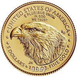 Type 2 2021 1/10 oz. American Gold Eagle BU & 1 oz American Silver Eagle BU