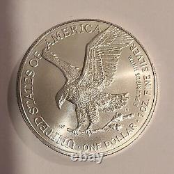 US MINT TUBE OF 20- 2023 $1 American Silver Eagle 1 oz BU