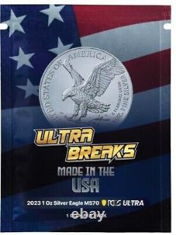 Ultrabreaks Made in the USA Pack 1 oz Silver Coin PCGS MS 70 total of 2004 packs