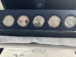 United States Mint American Eagle 25 Anniversary Silver Coin Set